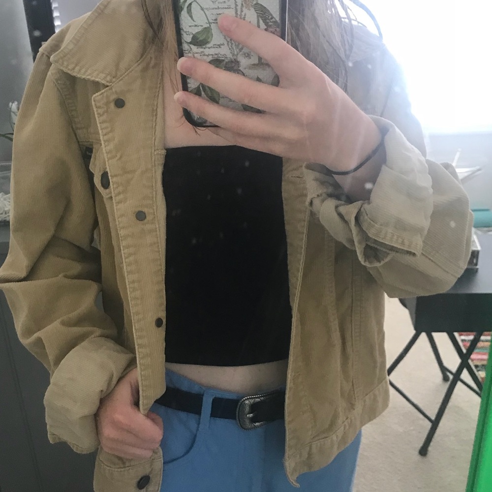 Tan Corduroy Vintage Abercrombie Jacket